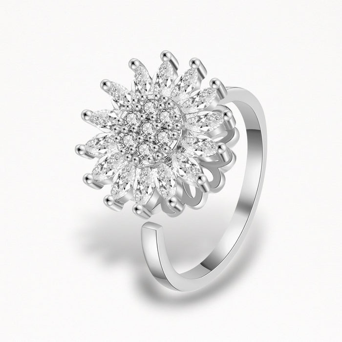 FLOWER SPINNING RING