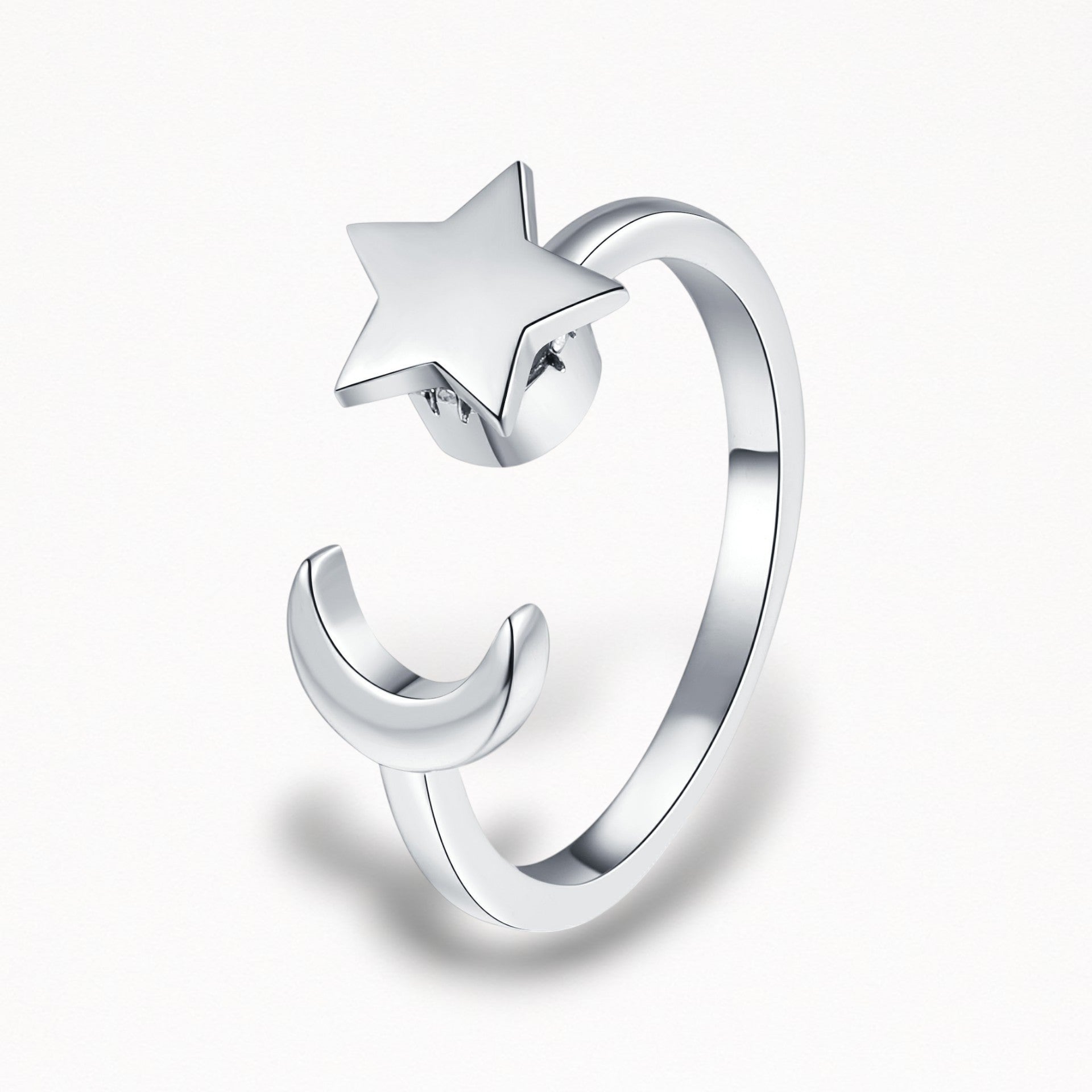 STAR N MOON SNURR-RING